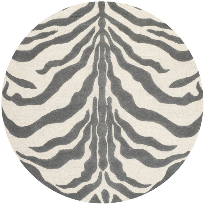Cambridge Hand Tufted Wool Rug, Round 6'
