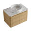 30-Inch Wall-Mounted Bathroom Vanity with Ceramic Art Sink, Soft-Close Doors, and Durable Plywood Construction