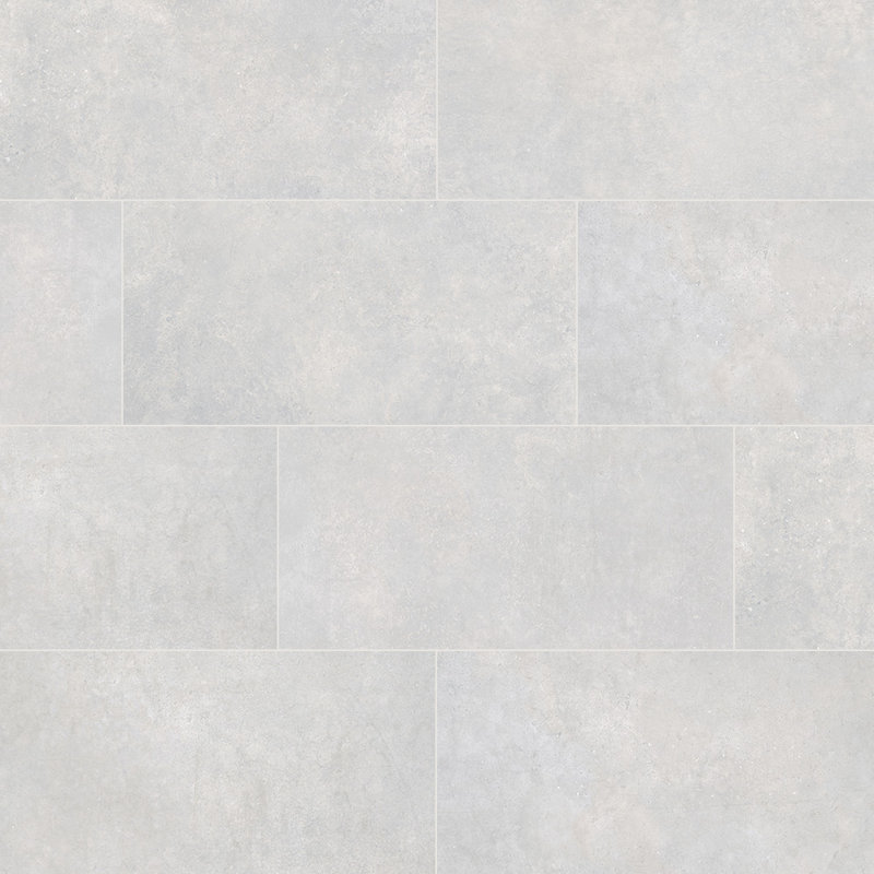 City Scape 12X24 Porcelain Concrete Tile, Light Gray