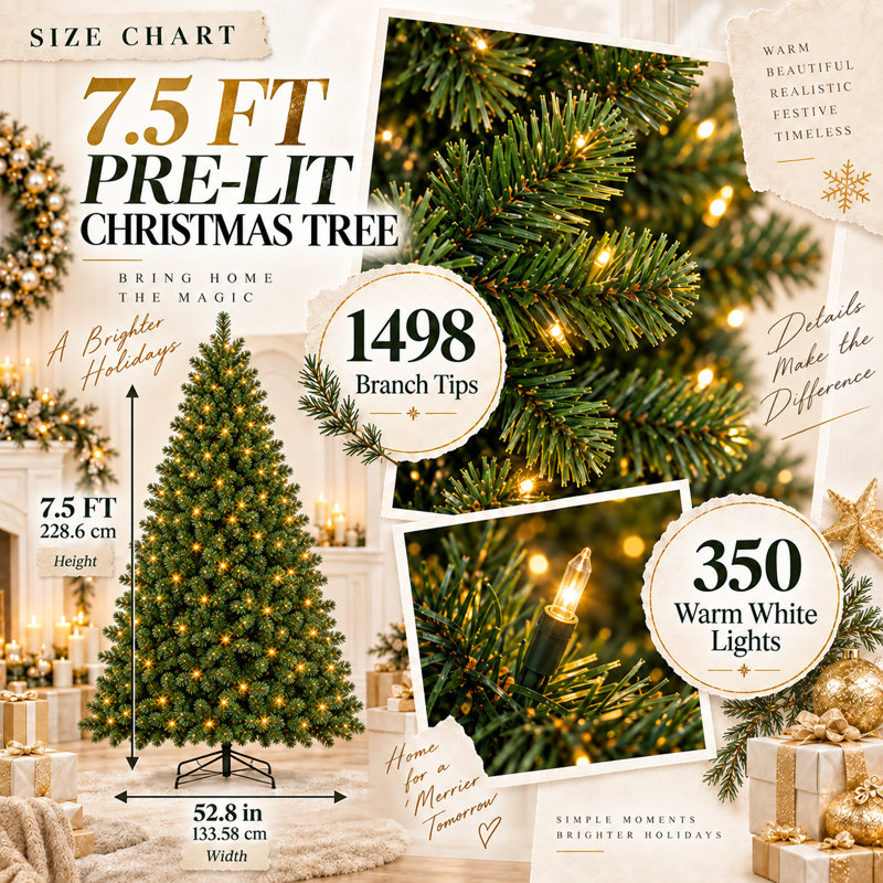SDS-BJ-NB Christmas Tree, 5.5FT