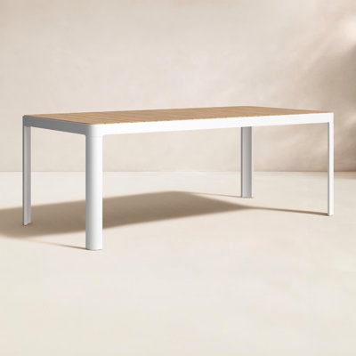 Brix 83" Teak Patio Dining Table