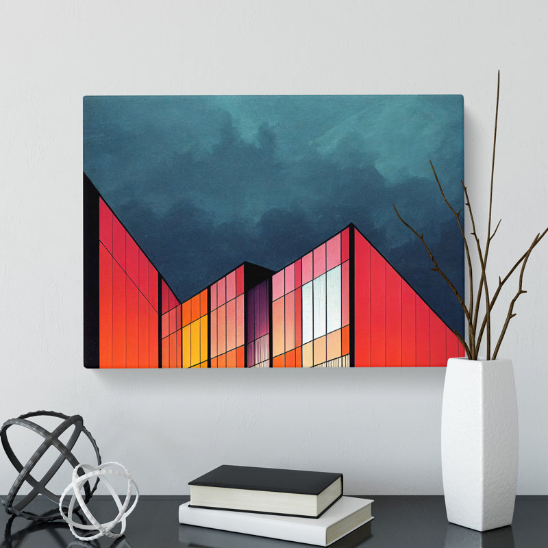 Modern Building Architecture Vol.4 - Wrapped Canvas, 35cm H x 50cm W x 3cm D