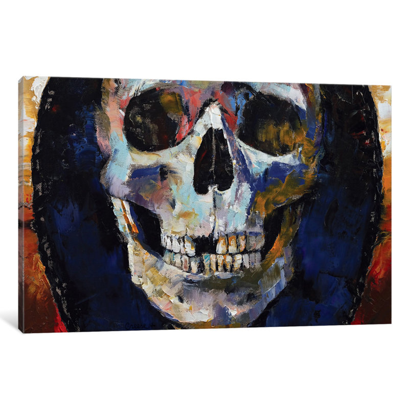 « faucheuse reaper », reproduction d’art sur toile, H 8 po x l 12 po x P 0,75 po
