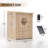 Smart Owl House With Camera, Outdoor Hanging Natural Wooden Owl Nesting Box, Solar Powered, Real-time Viewing And Motion Detection, Includes Mounting Screws, Easy To Assemble, Perfect Present For Owl Enthusiasts (brown, 10.8×12.2×16.8 Inch)