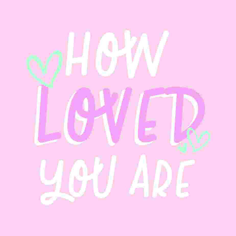 How Loved Pink - Reproduction sur toile tendue, H 36 po x l 36 po