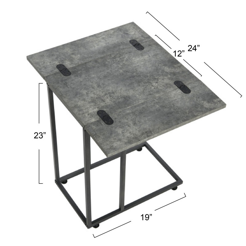 Gateshead End Table, Grey