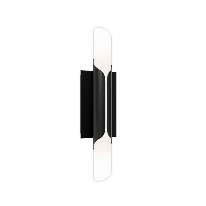 Wrappe LED 4-CCT Wall Sconce, Black