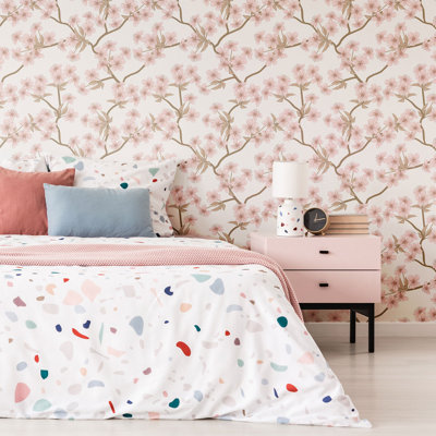 Peel & Stick Floral Tile
