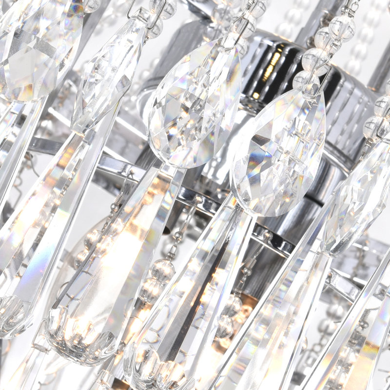 Lustre empire unique à 13 lumières Bartelt, Transparent