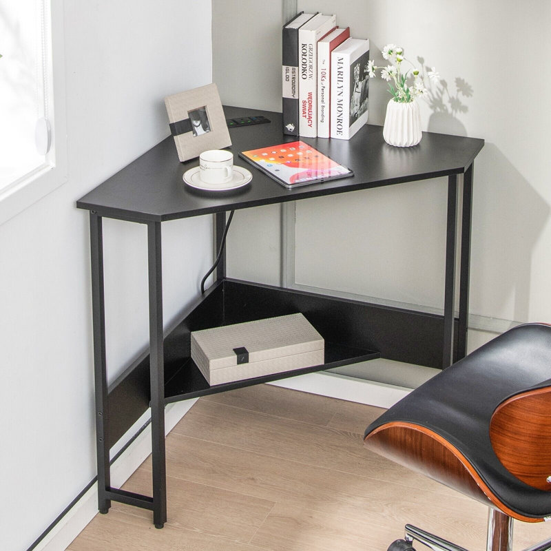 Steel Computer Desk, Black