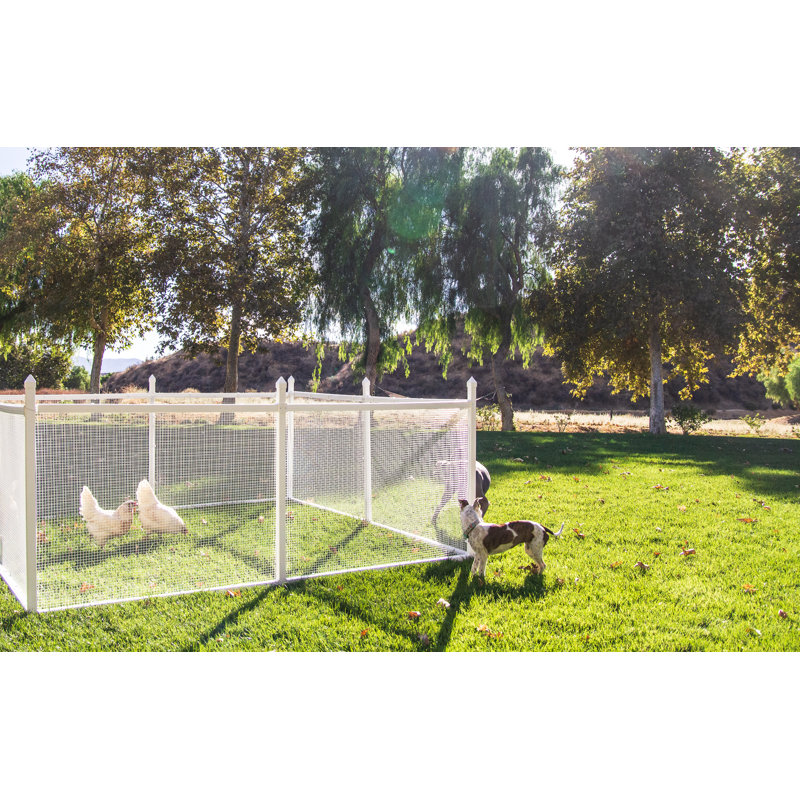 36 Ft. H Vinyl Fencing Kits, 3' H x 56' W x 0.13' D