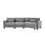 Redenius 123" Curved Corduroy Sectional Sofa Seater for 4-1775803698