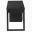 Bureau d'ordinateur, bureau personnel, ordinateur portable, installation à gauche, à droite, tiroirs de rangement, l 48 po, travail, stratifié noir, contemporain, moderne-215299873