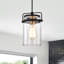 Luminaire suspendu cylindrique simple à 1 lumière Douthett