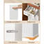 Armoire à linge basculante, rangement de buanderie de style champêtre avec tiroir, organisateur de vêtements dissimulé