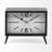 Lita Analog Metal Quartz Movement / Crystal Tabletop Clock in Black