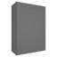 Armoire murale standard blanche Shaker de l 18 po x P 12 po x H 42 po Homeibro Cozy Design-925975470-926327714