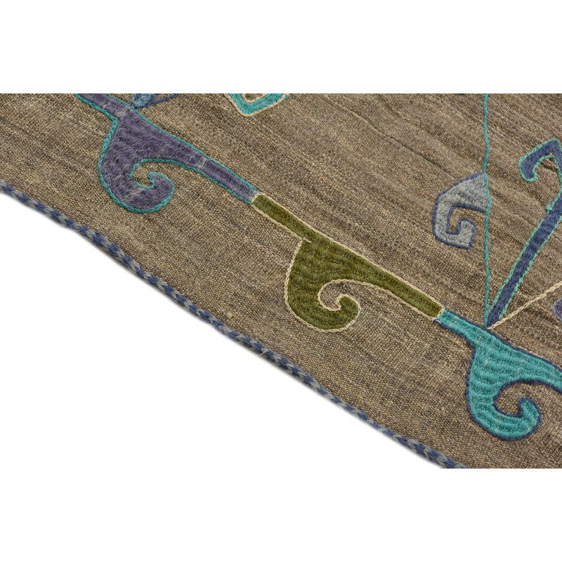 Tapis gris foncé 3 x 5 Parrish