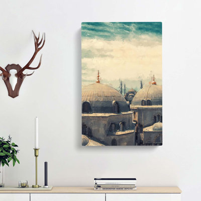 Hagia Sophia in Istanbul in Abstract - Wall Art