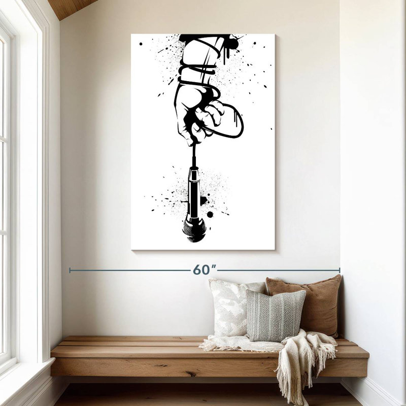 Abarca Microphone Around The Wrist, 48" H x 32" W
