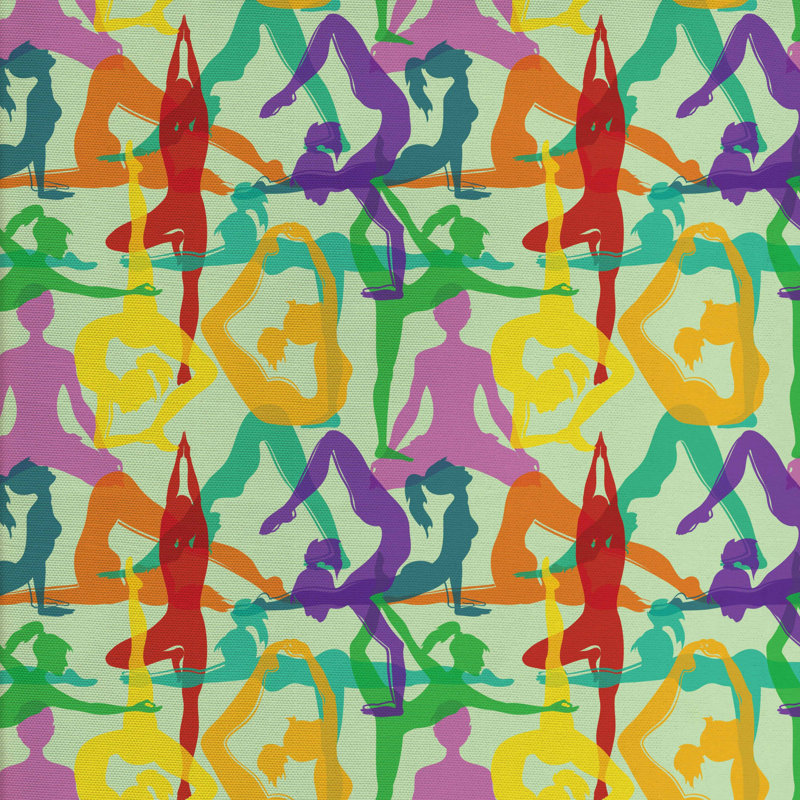 Tissu yoga, l 36 po x L 360 po