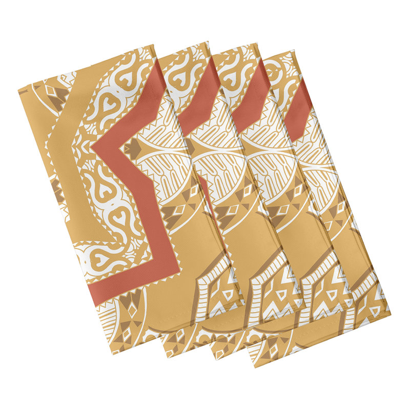 Arlinde Shawl Napkins, Yellow