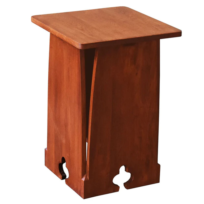 Shabbona Solid Wood End Table, Cherry