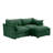 Hartsdale Chenille Sectional Sofa with Movable Ottoman & Storage Drawers-123141387-123141391