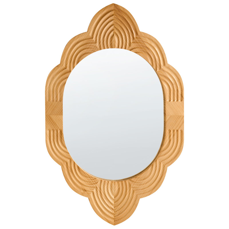 Solid Wood Novelty Floor Mirror