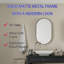 20x34 Inch Oval Recessed Medicine Cabinet-860999284