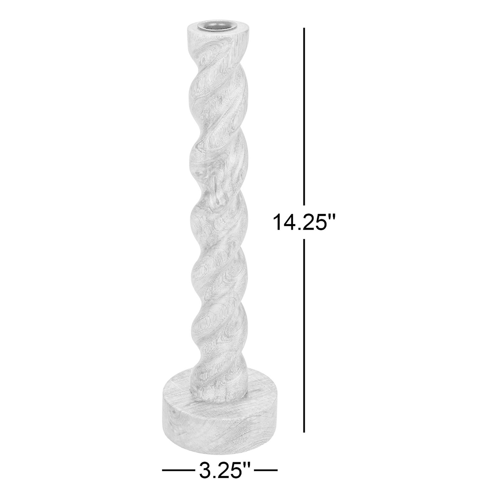 Griffey Wood Candlestick Holder