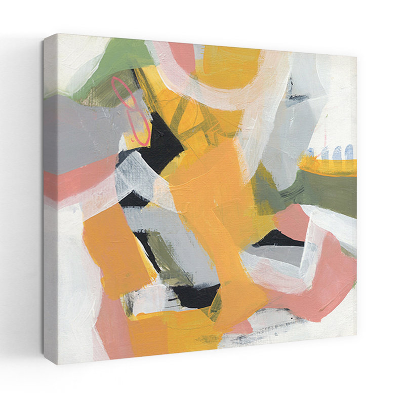 Tourbillon, art abstrait contemporain, H 24 po x l 24 po