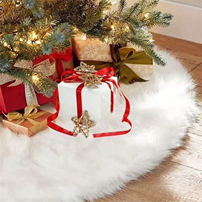 Faux Fur Tree Skirt