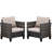 8 - Person Patio Conversation Set with Cushions-1086895984