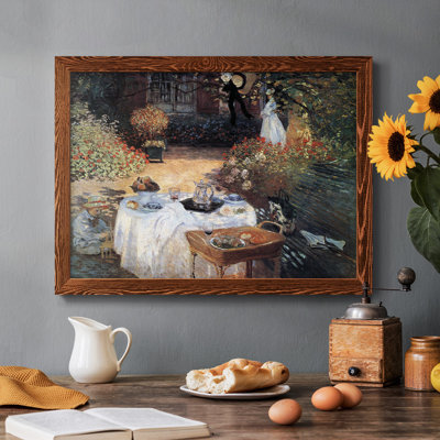"The lunch # 2" par Monet, reproduction d'art sur toile