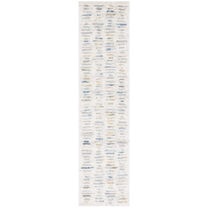 Jumarion Tulum Performance Abstract Rug, Runner 2' x 8'