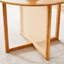 Table ronde en bois massif de style chinois rétro, table en rotin imitation moderne simple, table en bois, bureau. Convient pour la salle à manger, le salon, le bureau-36868933