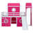 Delara Loft Bed With Slide And Playhouse, Pinewood And MDF-1630791882-1641578025