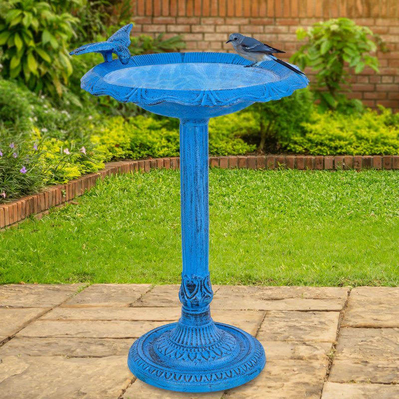 Baignoire pour jardin autoportante en aluminium, Bleu