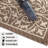 Non-Slip Floral Indoor / Outdoor Doormat-61009912-61009917