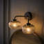 Rawdha Glass Armed Sconce-1197388372-1194212973