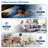 42 Inch Wood Smart Flush Mount Ceiling Fan with Lights and Remote, 3 Blade Dimmable Indoor Outdoor Fan Work with Alexa Remote APP Ultra Quiet DC Motor Timer 6 Speeds-1480106681-1480106680-1480106659