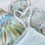  Ensemble de housse de couette 100% coton égyptien 800TC, ensemble de literie à motif floral cachemire bleu clair de luxe 3 pièces, housse de couette respirante et douce pour la peau, motif botanique esthétique pour chambre d'amis-101674895-130522241
