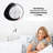 Edicott Pendulum Wall Clock, 24" Silent Non Ticking Decorative Clock Home Decor