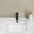 18.31 In. Undermount Rectangular Ceramic Bathroom Sink In Milk White With Overflow