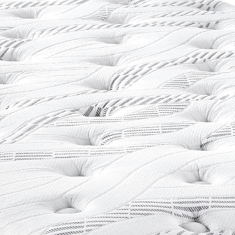 Très grand matelas ferme de taille moyenne de 10 po - avec housse pour matelas, mousse viscoélastique imprégnée de gel pour le soutien des épaules et des hanches, matelas enveloppant les bords pour une bonne nuit de sommeil, tissu relaxant et confortable