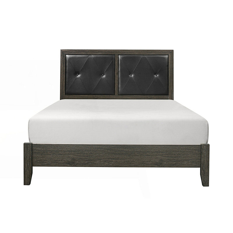 Lit Myron, Double, Chêne gris