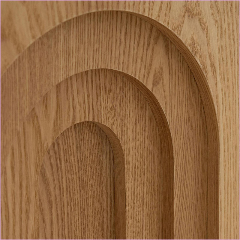 Table basse noire moderne pour le salon / la chambre à coucher, panneau de fibres à densité moyenne d'aspect bois, facile à nettoyer et peu encombrante