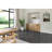 Yakedo Black 8 in. x 47 in. Matte Porcelain Floor and Wall Tile (10.18 sq. ft./Case)-51345924