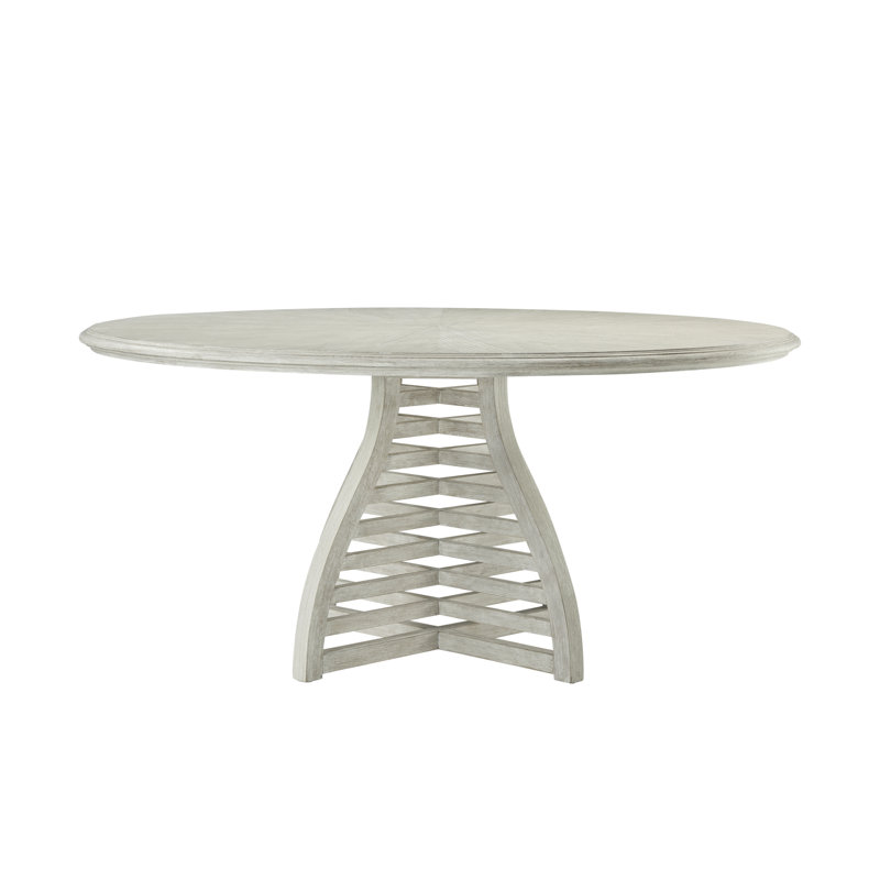Table de salle à manger en bois de pin massif 64 po Breeze
